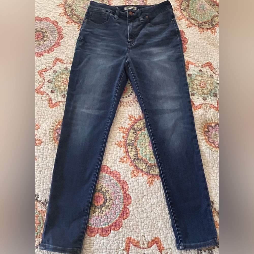 Madewell curvy high rise skinny jeans